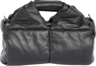 Vic Matié Tassen, Dames, Zwart, ONE Size, Leer, Lana