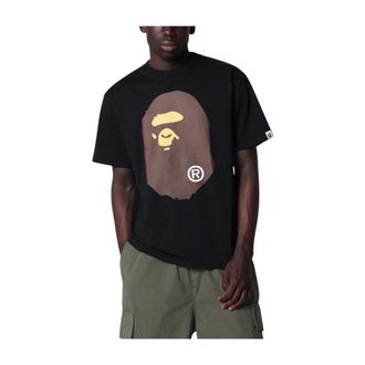 A Bathing Ape T-Shirts, male, Black, Size: 2XL Big Ape Head Tee