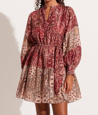 Chufy Femi Mini Dress In Cairo Red