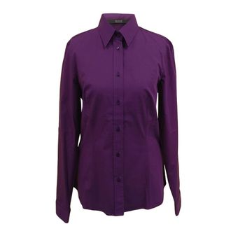 HUGO BOSS Hugo Boss Purple Cotton Shirt Size XS