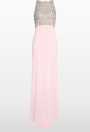 Jenny Packham Dewdrop Crystal-Bodice Gown in Pink Zinnia at Nordstrom, Size 14 Uk