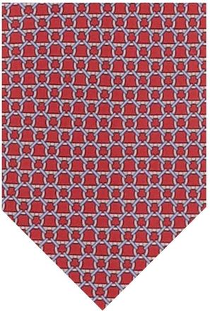 Ferragamo Red Gancini Logo Tie
