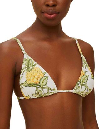 Farm Rio Farm Rio Delicate Pineapple Triangle Bikini Top