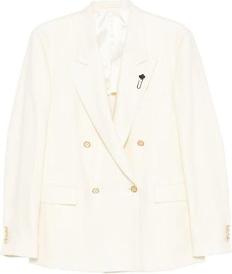 Lardini Jassen, Heren, Wit, 2Xl, Witte Jassen voor Mannen