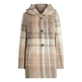 AMBER & JUNE Dames, Mantels, Veelkleurig, Maat: 2XL Leer