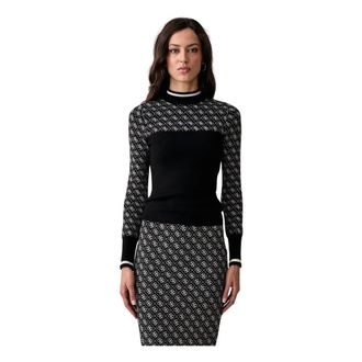 Guess Maglione Aubrey a collo alto - - Knitwear - Donna - Nero - L