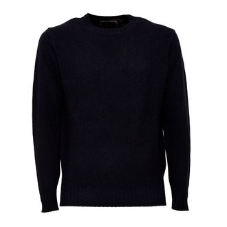 FILIPPO DE LAURENTIIS Wool Cashmere Ribbed Crewneck Sweater