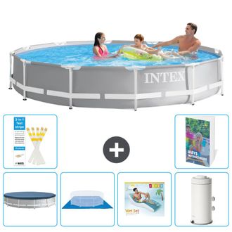Intex Piscina Prism Frame Redonda - 366x76 Cm - 7-piezas S148