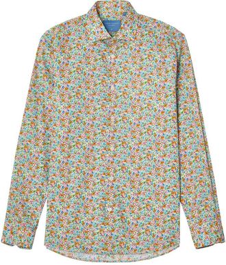 Robert Talbott Reynolds Spring Floral Print Shirt