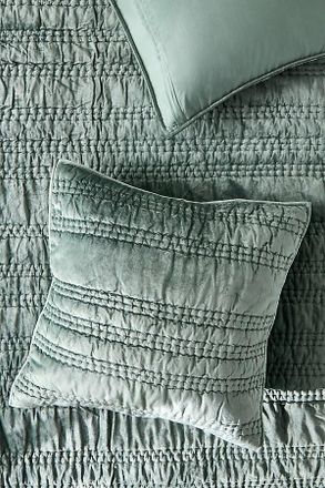 Anthropologie Lustered Velvet Alastair Euro Sham