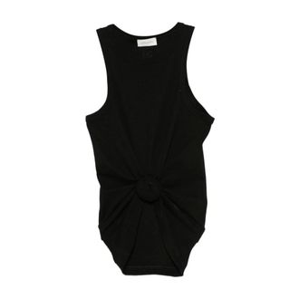 Magda Butrym Tops, Dames, Zwart, S, Sleeveless Tops