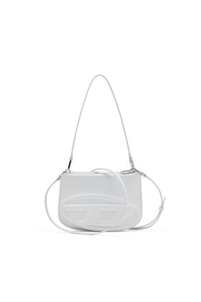 Diesel 1DR Twin-Double-pouch shoulder bag in printed leather - Shoulder Bags - Woman - White