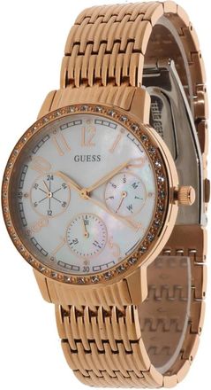 Guess Lattice roestvrijstalen armbandhorloge - Dames - Horloges - Bruin - ONE Size - Accessoires