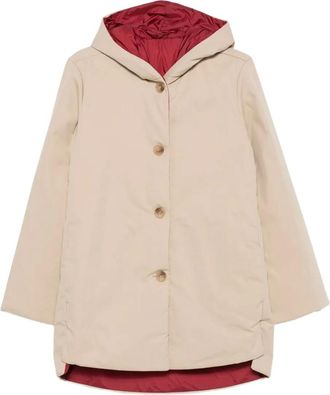 Whyci Cappotto reversibile con cappuccio - Toni neutri