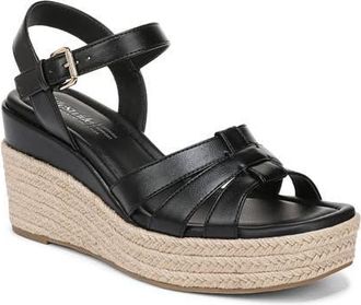 Life Stride Havana Platform Sandal in Black at Nordstrom, Size 7.5