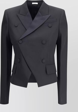 Alexander McQueen tailored double-breasted jacket notch lapels
