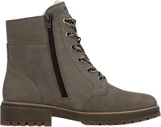 Remonte Enkellaarsjes - Dames - Schoenen - Grijs - Maat: 41 EU Leer