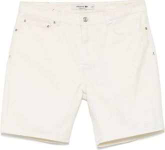 Lacoste Bermuda in denim - Bianco