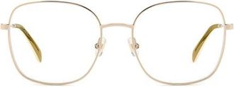 Kate Spade New York josee 53mm square reading glasses in Yellow at Nordstrom