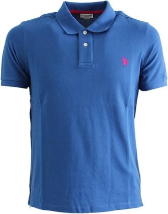 U.S.Polo Association Casual Logo Sport Polo Shirt Blauw - Heren - Polos - Blauw - M - Katoen - Tops