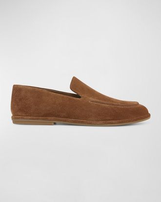 Vince Mens Hann Suede Slip-On Loafers