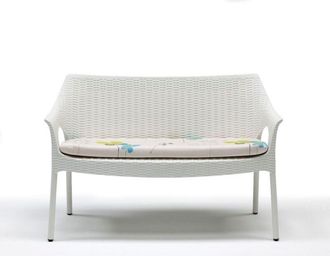 SCAB Design Divano sofa modello Olimpo con cuscino bianco