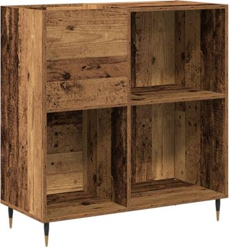 vidaXL Mueble para discos de vinilo Roble artisan 85 x 38 x 89 cm vidaXL