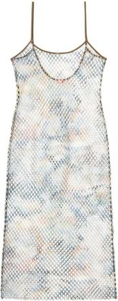 Diesel Badmode, Dames, Veelkleurig, XS, Copricostume in rete