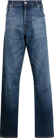 Heron Preston Straight Jeans - Heren - Regular Fit Jeans - Blauw - W33 - Katoen - Jeans