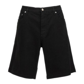 Dolce & Gabbana Stretch Denim Bermuda Shorts - Heren - Korte broeken - Zwart - Maat: XS Denim