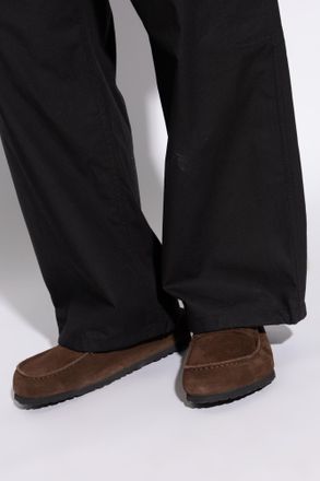 Birkenstock Naples Wrapped Shoes, Mens, Brown