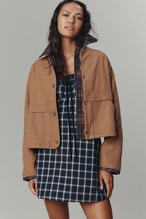Pilcro The Lexie Cropped Workwear Jacket by Pilcro