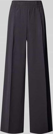 Vero Moda Weite Hose aus Viskose-Mix Modell CARMEN in Dunkelblau, Gr&ouml;&szlig;e XL/32