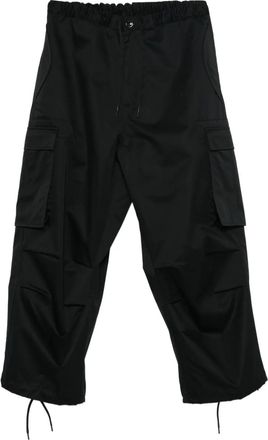 Nine In The Morning cargo drawstring-waist trousers - Black