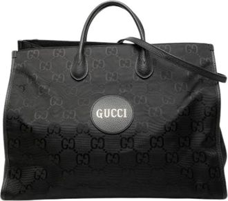 Gucci Pre-owned Tote Bags, female, Black, Size: ONE SIZE Pre-owned Off the Grid Tote