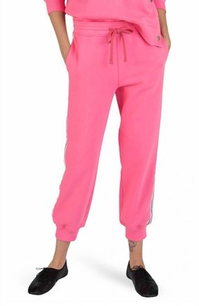 Derek Lam Sera Track Pants In Flush Pink