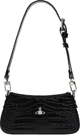 Vivienne Westwood Tassen, Dames, Zwart, ONE Size, Schoudertas
