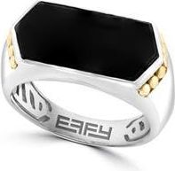 Effy Smooth Onyx Ring in Black at Nordstrom Rack, Size 10