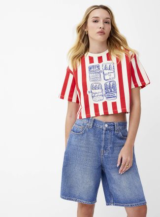 Icone Womens Cropped and loose T-shirt