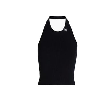 Calvin Klein Dames, Tops, Zwart, Maat: L Katoen