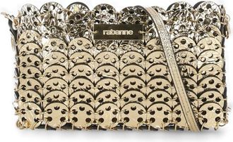 Paco Rabanne Black Sac A Main Reversible Leather Shoulder Bag