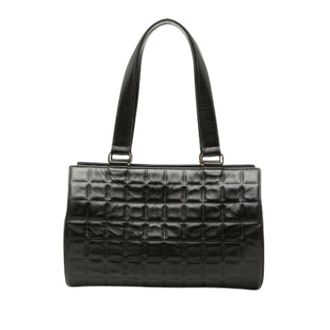 Chanel Pre-owned Quilted Shoulder Bag - Dames - Pre-owned - Zwart - Maat: ONE Size Leer