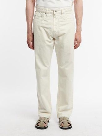 STUDIO NICHOLSON Mens 90s Jean Parchment Beige