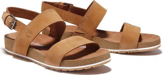 Timberland Leren sandalen met sleehak Malibu 2 band