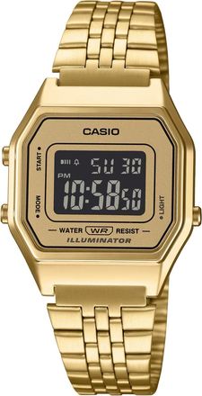 Casio Vintage Digital Gold Watch with Illuminator - LA-680WGA-9B