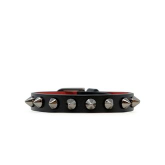 Christian Louboutin Accessoires, Dames, Zwart, ONE Size, Leer, Cabata Armband
