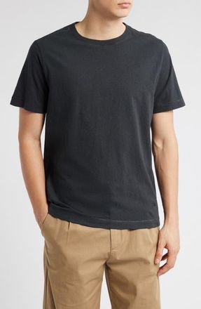 Merz b. Schwanen Organic Cotton & Hemp T-Shirt in Charcoal at Nordstrom, Size Xx-Large