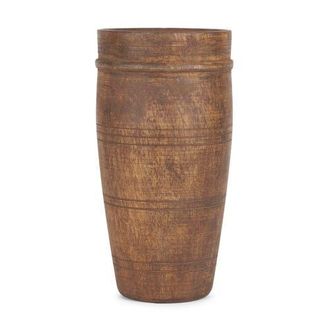 Mercana Porta Reclaimed Wooden Pot in Brown at Nordstrom, Size Small/medium