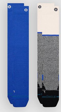 Stance Dook Mid Poly Snow 2 Pack Calze Funzionali blu