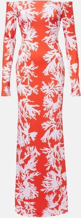 Alexandra Miro Mila printed jersey maxi dress